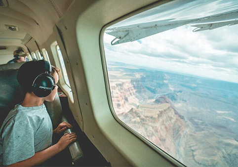 Grand Canyon South Rim Signature Air & Ground Tour with PJX